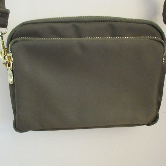 MINICAT RFID Blocking Small Travel Crossbody Purse, Nylon, Brown, 8 CC slots - Picture 5 of 16